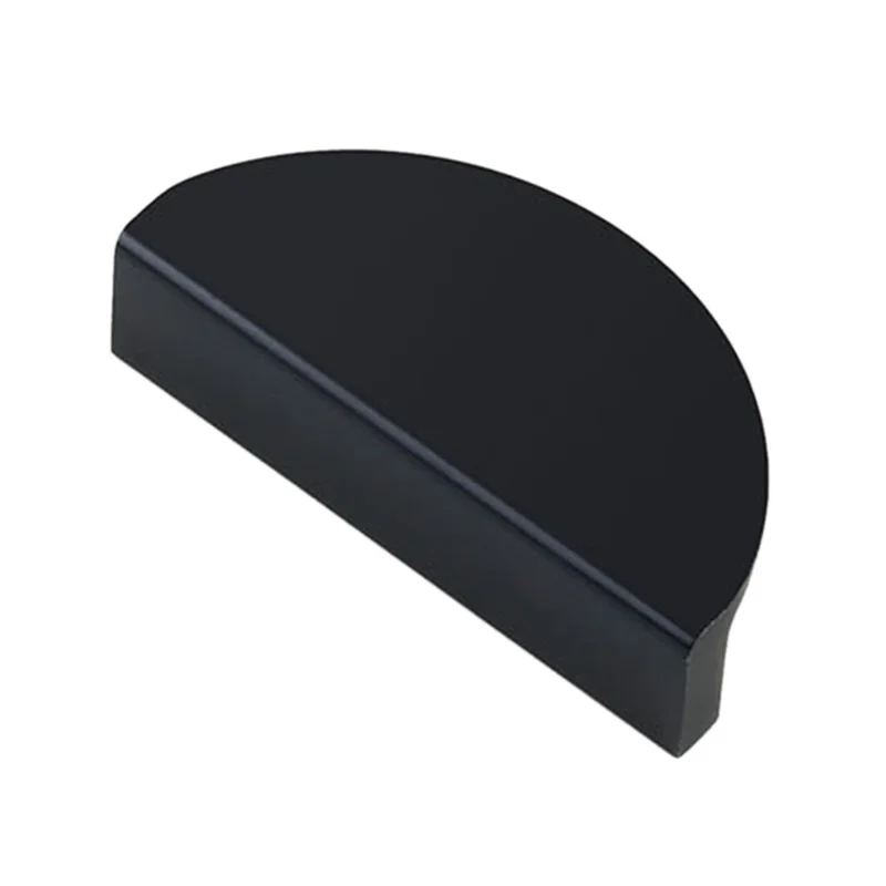 Moderner Kabinett-Türgriff-Handgriff Kleiderschrank Schrankknauf Möbelgriff mit 22mm Schraube - Schwarz / 6830 S