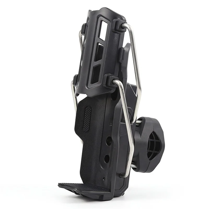 Water Cup Holder Rotatable 360° Mount Bottle Rack for Motorcycles, Bicycles, Electric Scooters - Black