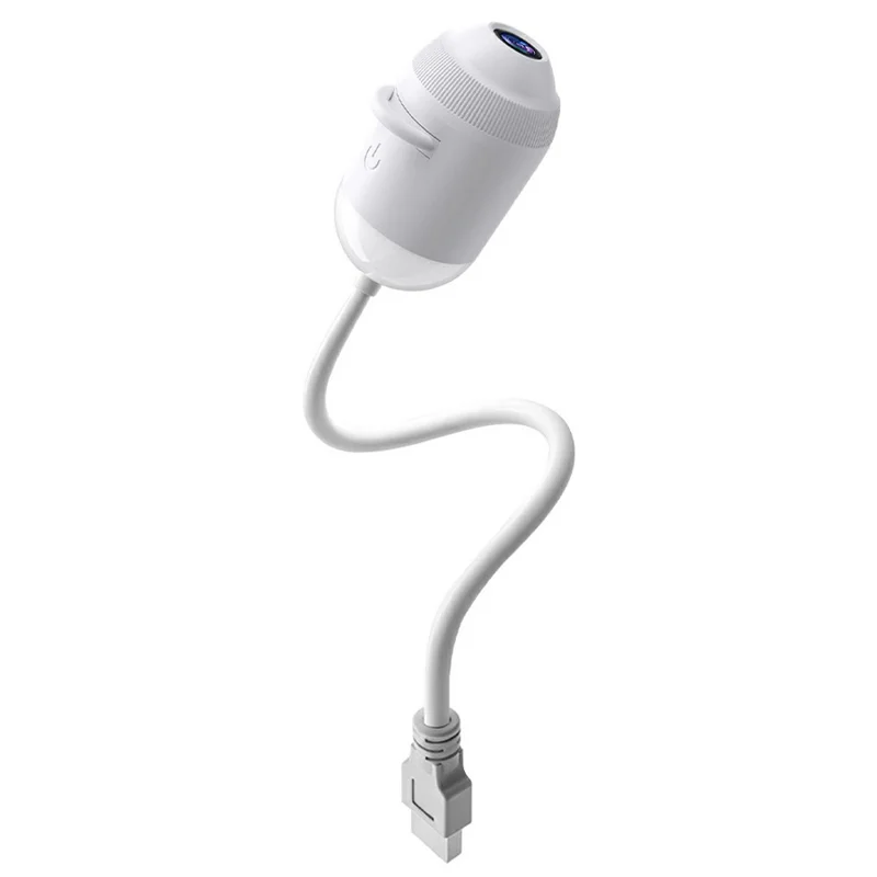 G303 USB Starry Sky Projector Night Light with 6 Slides Dual Mode Touch Control Bendable for Bedroom - White