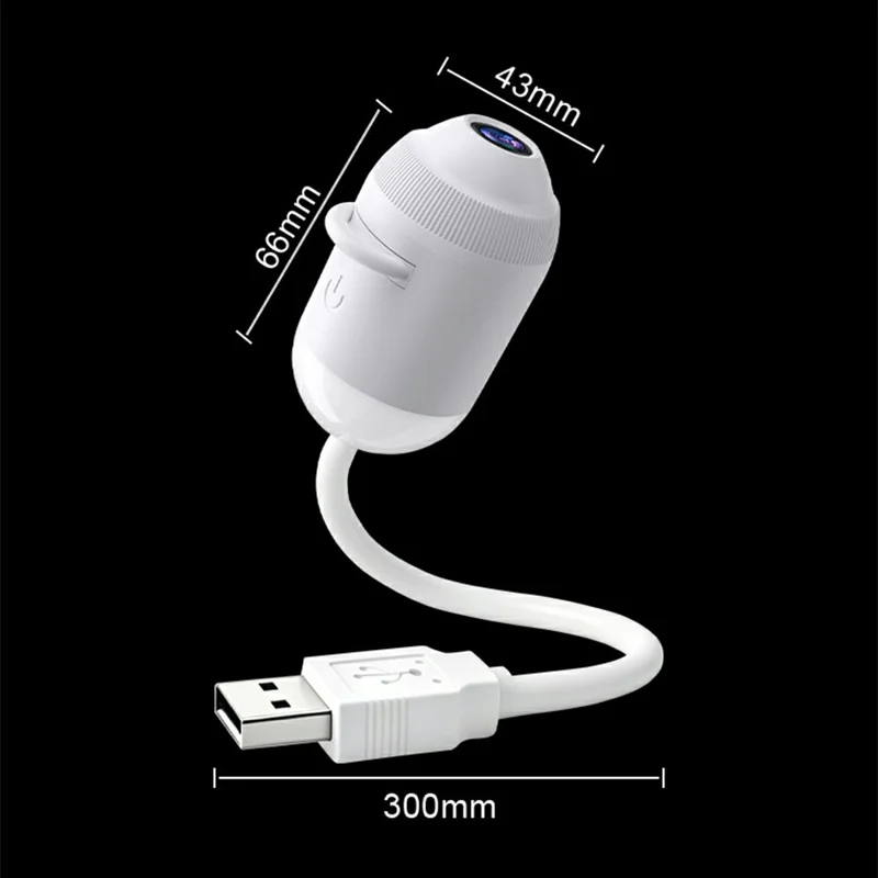 G303 Projecteur de Ciel Étoilé USB Veilleuse avec 12 Diapositives, Double Mode, Commande Tactile, Flexible pour Chambre - Blanc