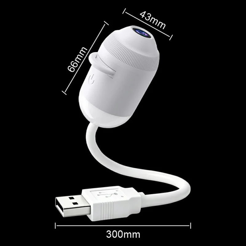 G303 Projecteur de Ciel Étoilé USB Veilleuse avec 24 Diapositives, Double Mode, Commande Tactile, Flexible pour Chambre - Blanc
