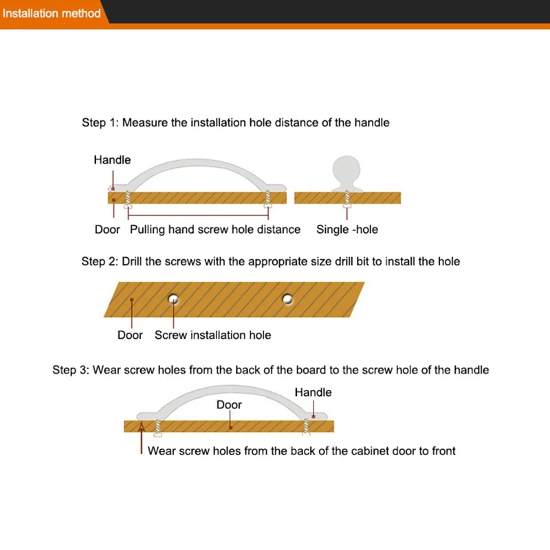 Puxador de Móveis de Cerâmica Estilo Europeu, Armário Gaveta Guarda-roupa, Parafuso de 22 mm - Estilo 5084