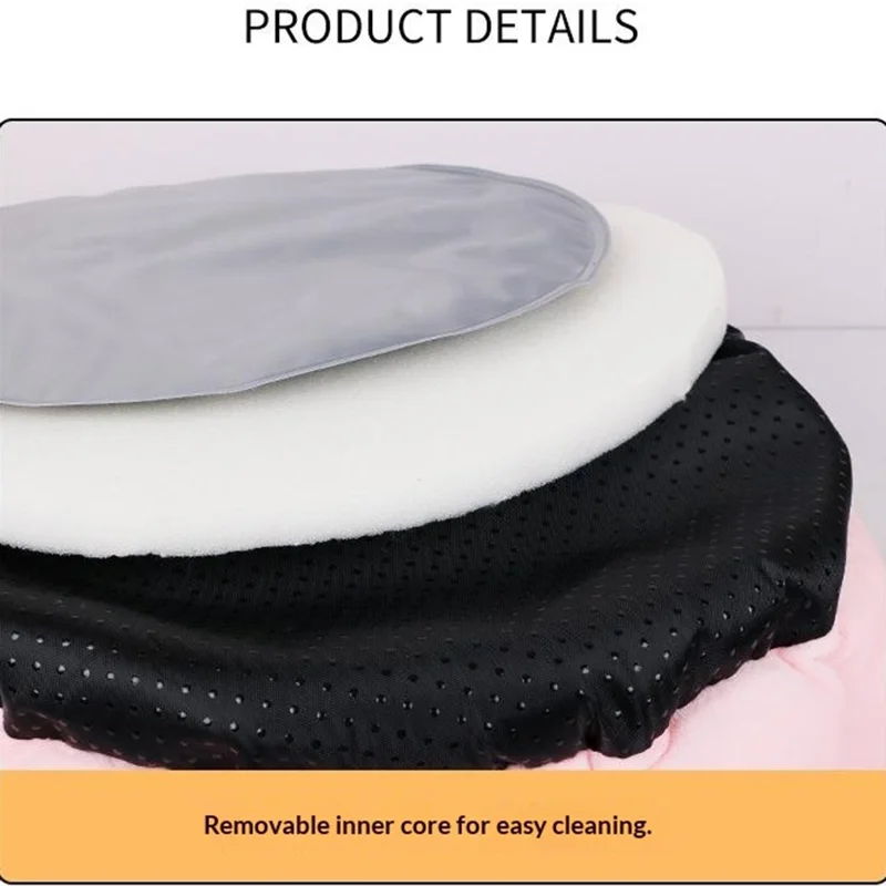40cm 5V USB Heated Pet Bed Detachable Washable Electric Warming Cat Dog Bed with Timer for Winter - Grey+Coffee
