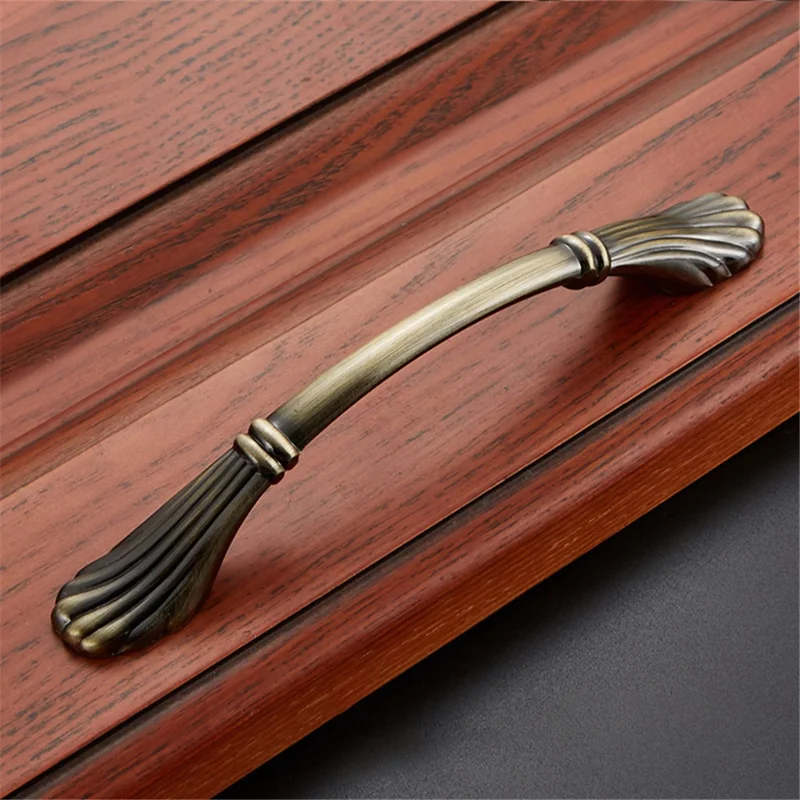 Vintage Schranktür Griff Zinklegierung Schublade Kleiderschrank Griff, 22mm Schraube - Stil 2229 / 128mm Lochabstand