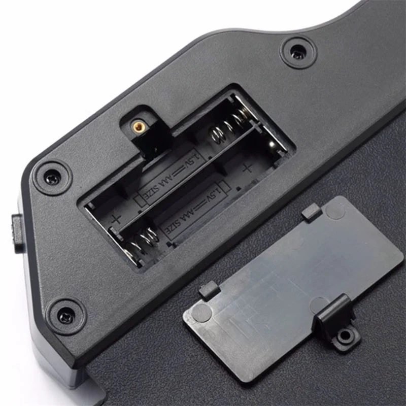 Batteria Elettronica Arrotolabile a 7 Pads in Silicone + ABS, Kit Pieghevole per Esercitarsi a Casa - Nero