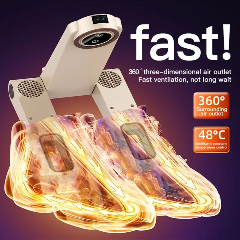 HXQ-12 120W Skotørrer 48 grader Celsius Konstant Temperatur Væghængt Cirkulerende Tørrer