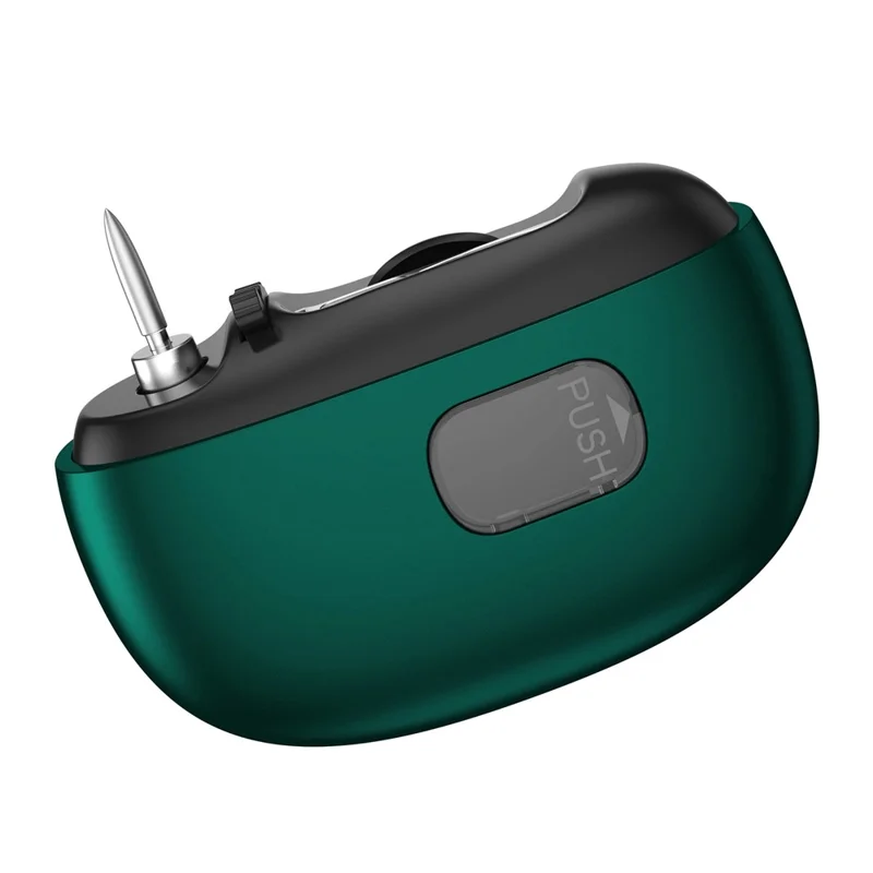 S13 500mAh 5W Cortauñas Eléctrico Multifuncional con Cabezal de Cuatro Cuchillas, Pantalla Digital y Carga Tipo-C - Verde