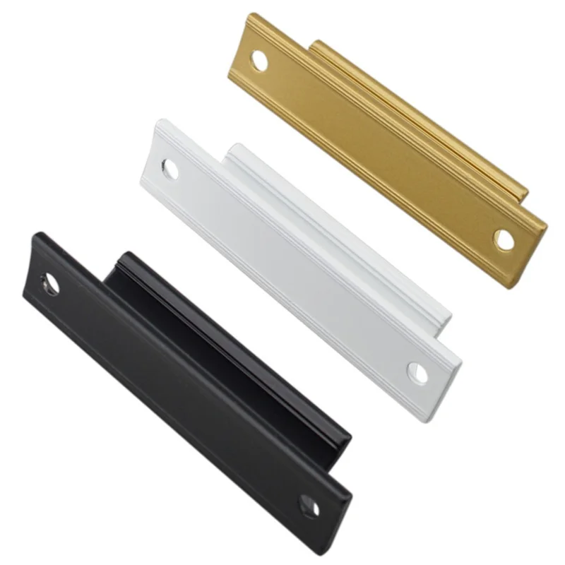 JC02 Aluminum Alloy Handle Screen Window Cabinet Door Pull Drawer Knob Furniture Hardware Accessory - Gold