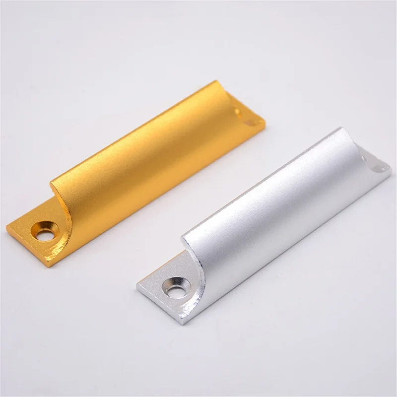 JC02 Aluminum Alloy Handle Screen Window Cabinet Door Pull Drawer Knob Furniture Hardware Accessory - Gold