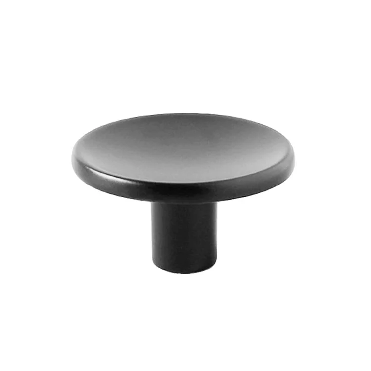 JC02 Modern Drawer Round Knob Zinc Alloy Cupboard Wardrobe Dresser Closet Kitchen Door Pull Hardware - Cinza