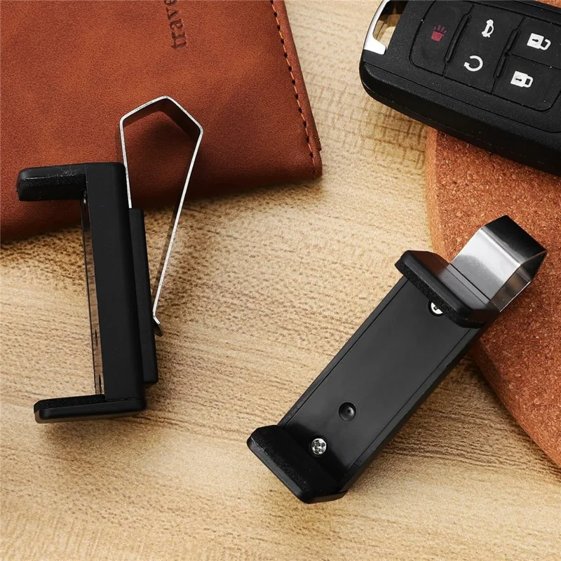 Plastic Car Sun Visor Clip Holder Adjustable Padded Grip for Garage Door Remote