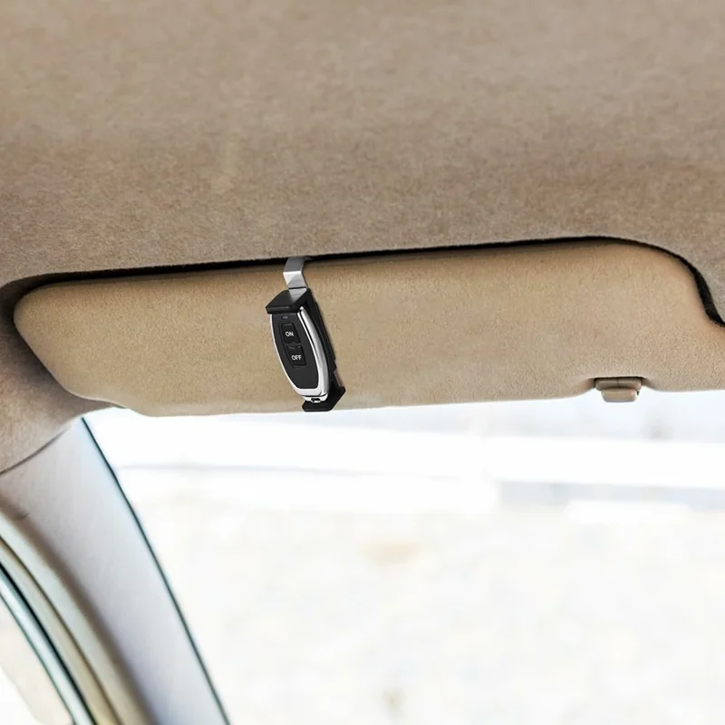 Plastic Car Sun Visor Clip Holder Adjustable Padded Grip for Garage Door Remote