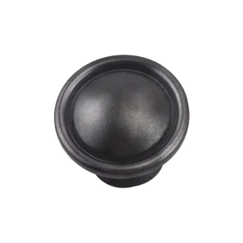 Zinc Alloy Cabinet Pull Handle Drawer Wardrobe Knob with 25mm Screw - 6791 Grey Black