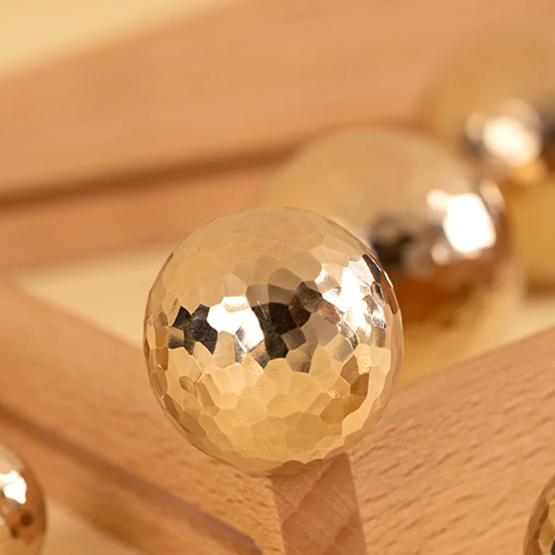 Maniglia per mobili in ottone tondo da 25 mm con texture martellata, maniglia per cassetti, mobili, armadi