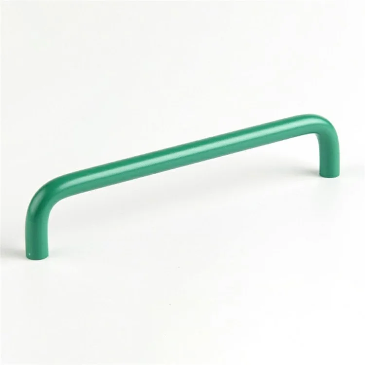 Aluminum Alloy Cabinet Pulls Handles with 22mm Screw, Wardrobe Drawer Hardware Metal Pulls - Green / 160mm Hole Distance
