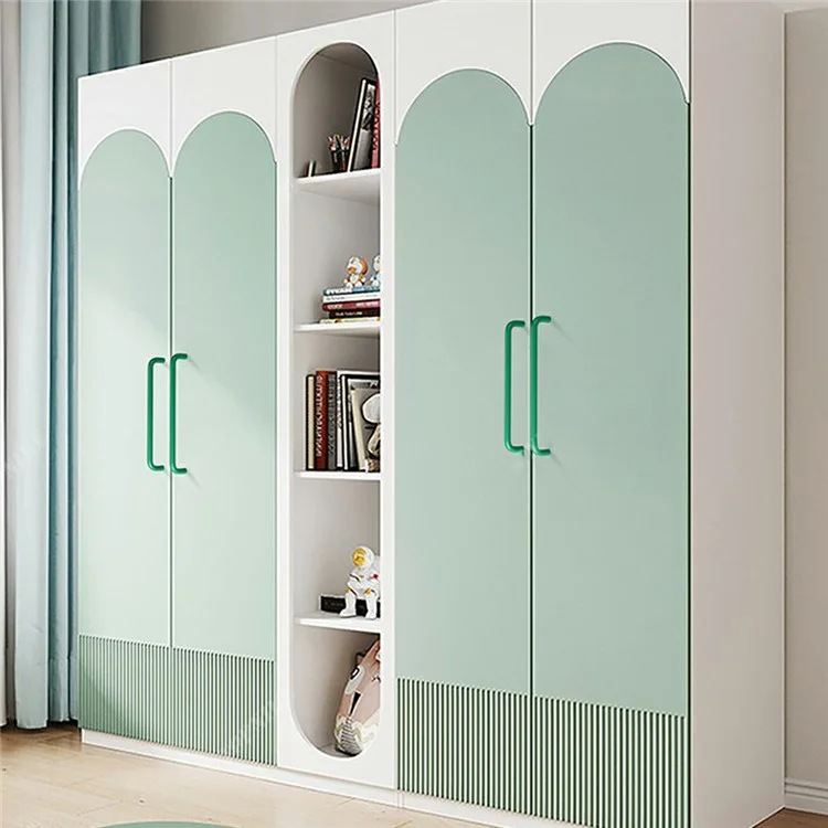 Aluminum Alloy Cabinet Pulls Handles with 22mm Screw, Wardrobe Drawer Hardware Metal Pulls - Green / 160mm Hole Distance