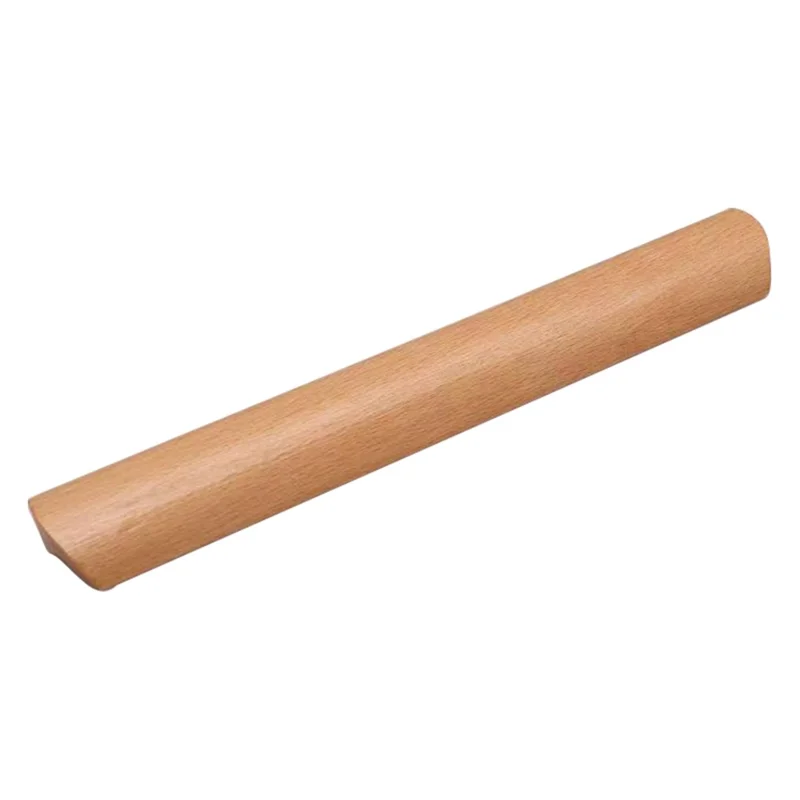 Uchwyty do szafek z buku, uchwyt 22 mm, śruba, szafka, garderoba, drewniane uchwyty - odległość otworów 192 mm