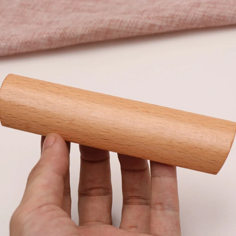 Uchwyty do szafek z buku, uchwyt 22 mm, śruba, szafka, garderoba, drewniane uchwyty - odległość otworów 192 mm