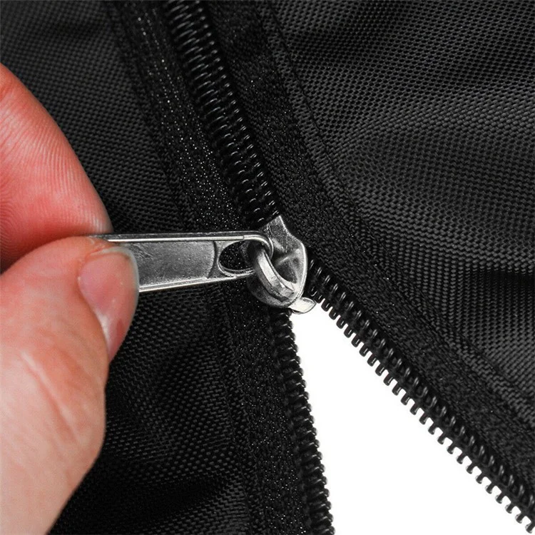 Rastrelliera per asciugatura vestiti pieghevole da 200 x 30 x 30 cm con copertura antipolvere in Oxford 210D impermeabile - Nero