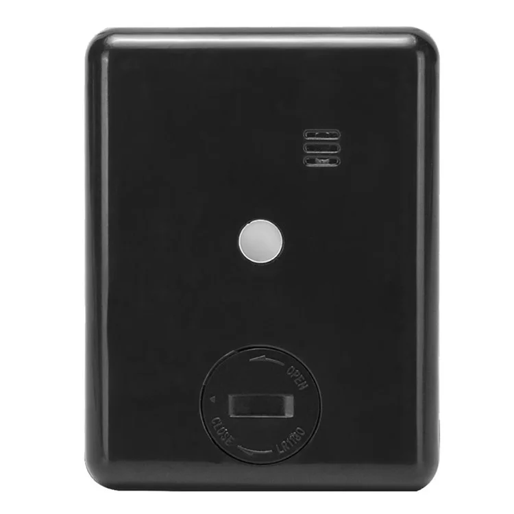 Minuterie de cuisine ultra fine grand écran LCD Affichage numérique Compte à rebours magnétique - Noir