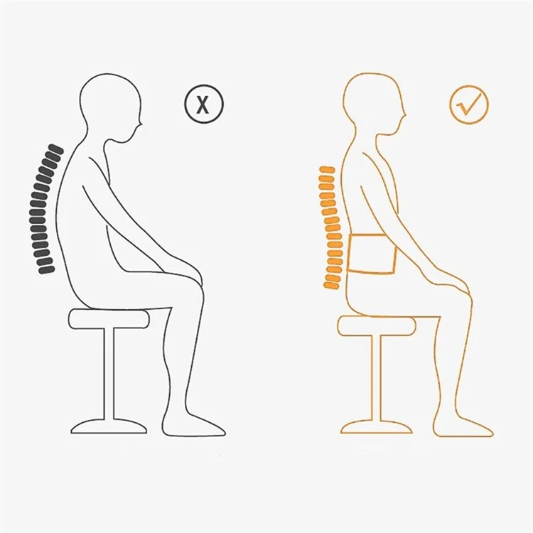 Lower Back Braces Steel Plate Lumbar Support Waist Backbrace Breathable Mesh Design Compression Belt Posture Corrector - M