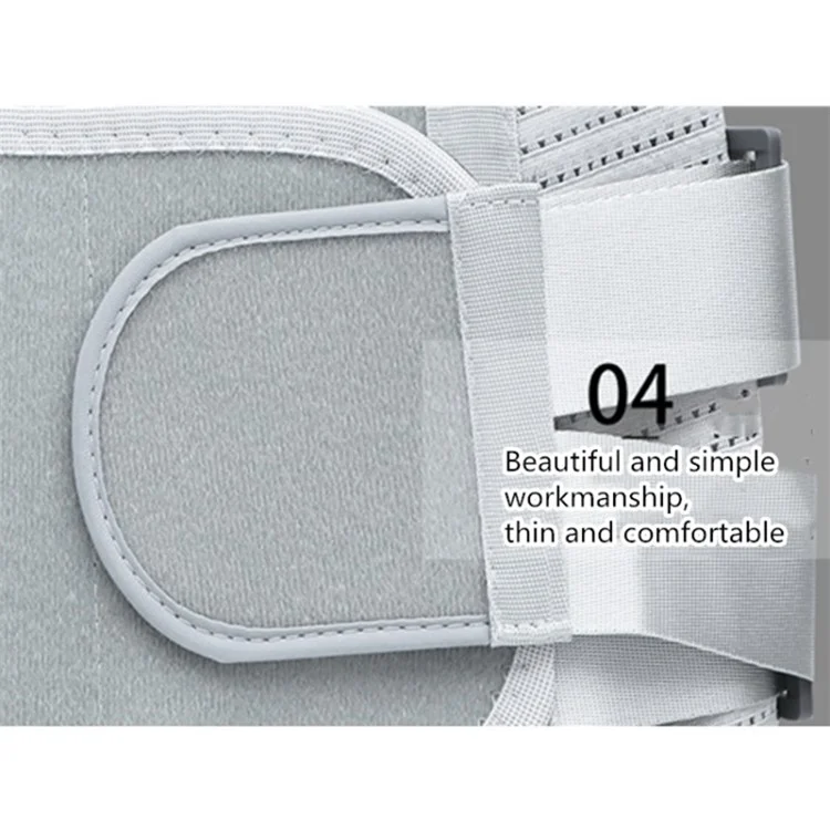 Lower Back Braces Steel Plate Lumbar Support Waist Backbrace Breathable Mesh Design Compression Belt Posture Corrector - M