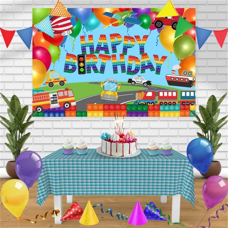 210x150 cm Per Bambini Background di Compleanno Background Closa Per Bambini Modello di Cartone Animato Polyterdrop Gathering Decor