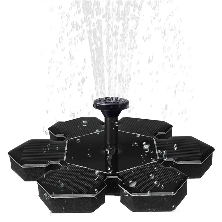 Bomba de Água com Alimentação Solar Mini AS20A para Decoração de Jardim, Tanques de Peixes Flutuantes