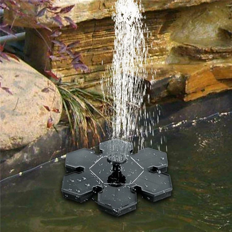 Bomba de Água com Alimentação Solar Mini AS20A para Decoração de Jardim, Tanques de Peixes Flutuantes