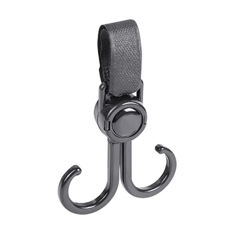 Baby Stroller Pram Dual-Hook Hanger Pushchair ABS Hook for Baby Changing Bag Handbag