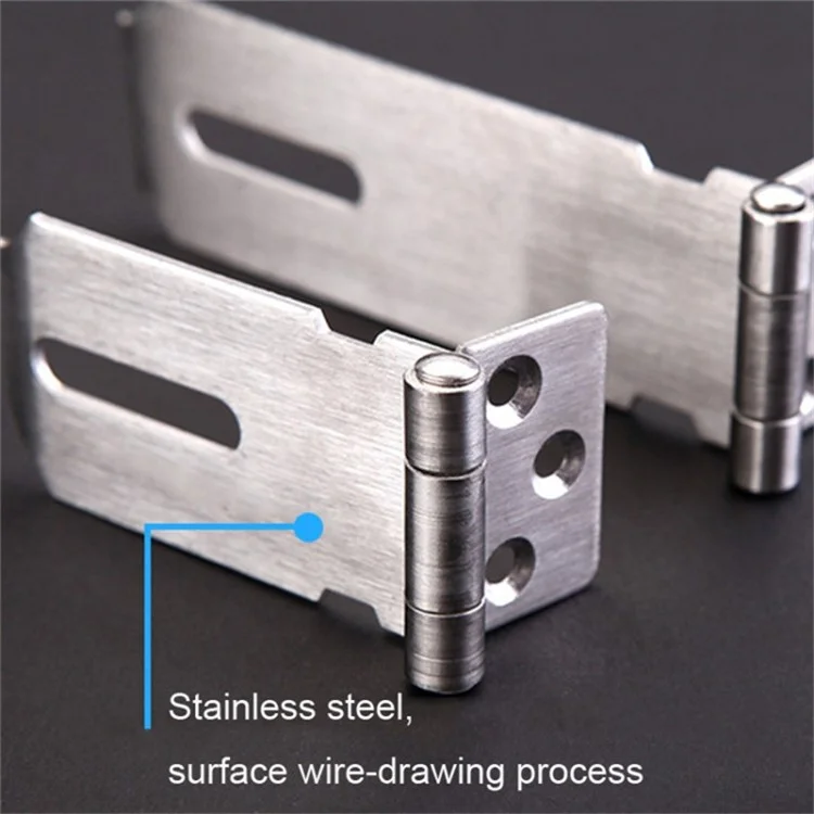 Candado de seguridad para puertas de 5 pulgadas de acero inoxidable 304 Hasp antirrobo para ventana Gabinete