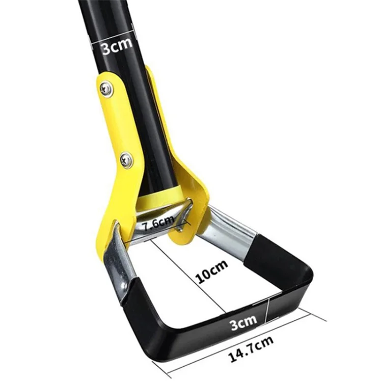 MYL-10 Biner de jardinage à tige de 1,2 m en 3 sections avec étrier