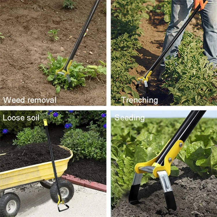 MYL-10 Biner de jardinage à tige de 1,2 m en 3 sections avec étrier