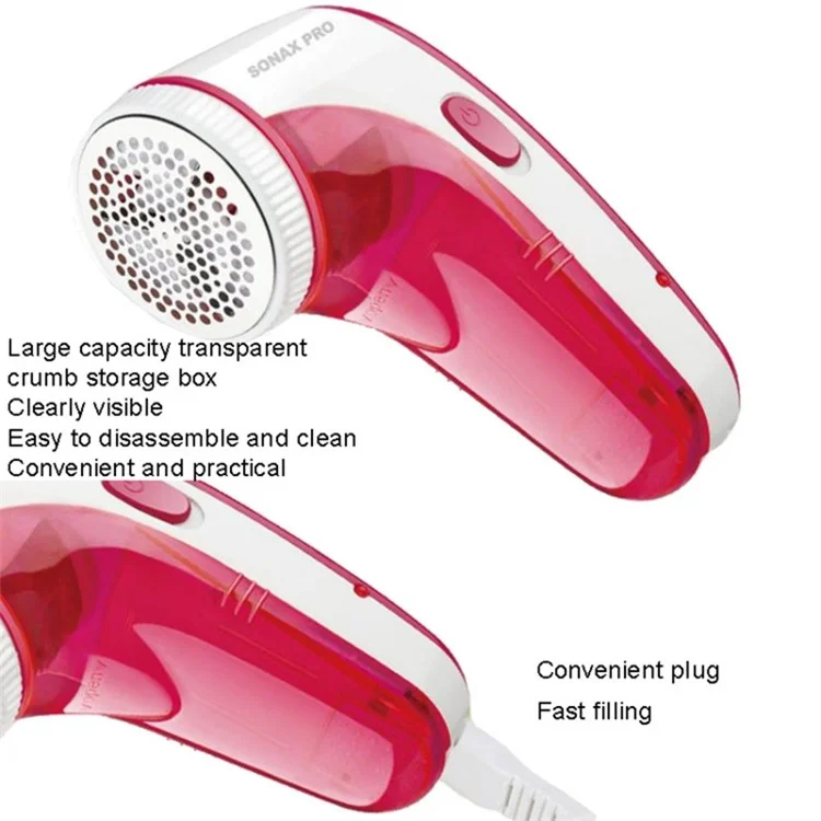 SONAX PRO SN-9955 Tragbarer Fusselentferner Elektrische Pellets Trimmer Textilrasiergerät