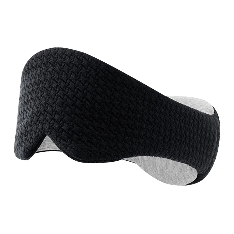 GOLOVEJOY YZ10 Widen Shading Eye Mask Neck Pillow Cotton Breathable Nap Rest Blindfold - Schwarz