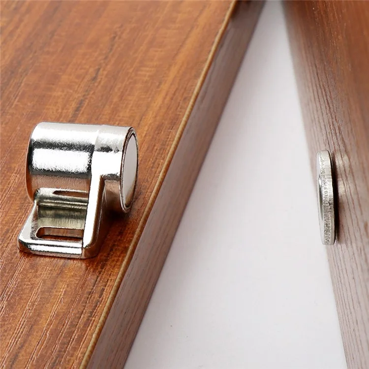 Magnet Schranktür Auffangvorrichtung Zinklegierung Möbelbeschlag mit Neodym-Magnet Schrankverschluss für Küchenschrank - Grün Bronze