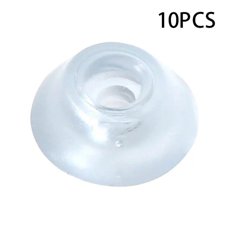 10Pcs / Set 16x5.5mm PVC Table Chair Leg Tips Mats Floor Protectors Furniture Pads for Chair Table Sofa Feet, Size: S