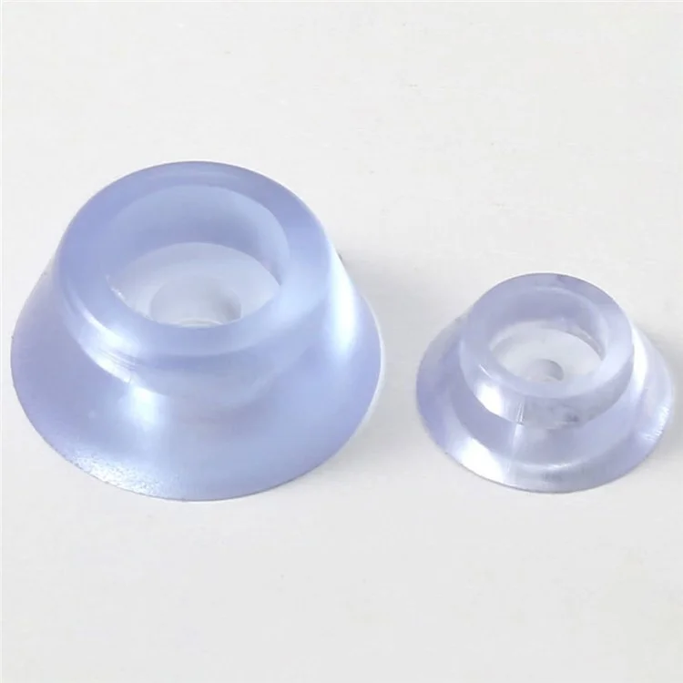 10Pcs / Set 16x5.5mm PVC Table Chair Leg Tips Mats Floor Protectors Furniture Pads for Chair Table Sofa Feet, Size: S
