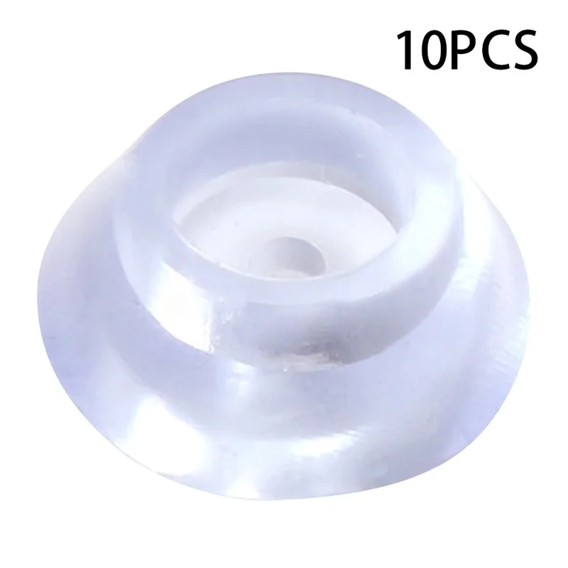 10Pcs / Set 19x6.5mm Table Chair Anti-slip Feet Covers Soft PVC Furniture Leg Tips Floor Protectors, Size: L