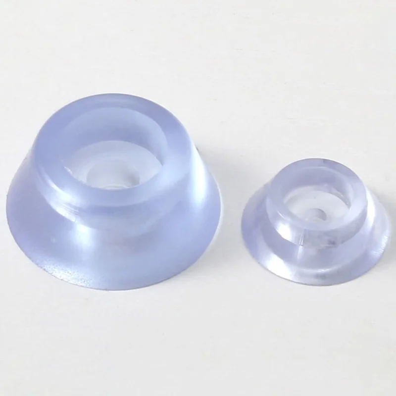 10Pcs / Set 19x6.5mm Table Chair Anti-slip Feet Covers Soft PVC Furniture Leg Tips Floor Protectors, Size: L
