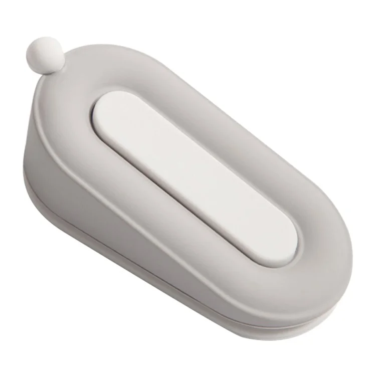 FZT030 Wall Protector PVC Door Stopper con Supporto per la Conservazione per Casa e Ufficio, 9,5*4,8*3,5 cm (ST) - Grigio