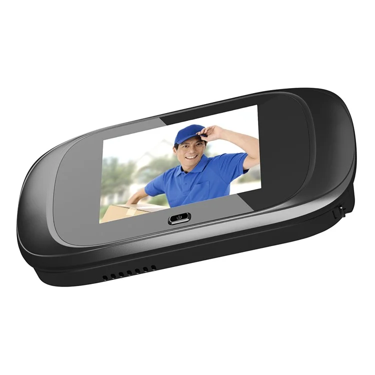 DD1S 2.8-inch Screen Intelligent Visual Doorbell Battery Powered Home Doorbell Surveillance Security Device (No Battery)