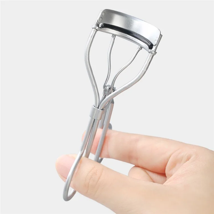 KINEPIN J1041 Pinza arricciaciglia in acciaio al carbonio Strumento per il trucco di bellezza Arricciaciglia naturali a lunga durata con cuscinetto in silicone 