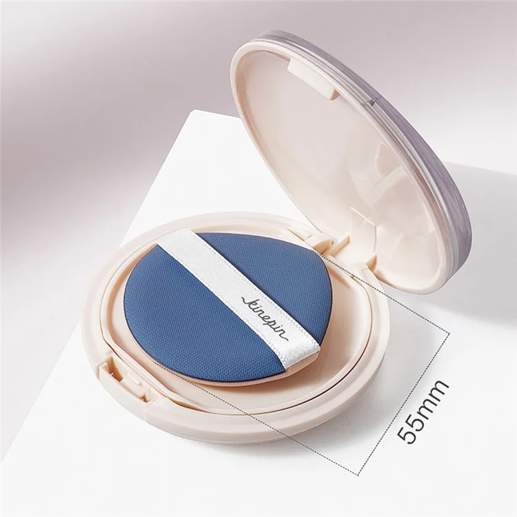 KINEPIN 2Pcs Air Cushion Puff Wet and Dry Dual Use Makeup Sponge Powder Puff (ST) - J1034 Waterdrop / Grey+Blue