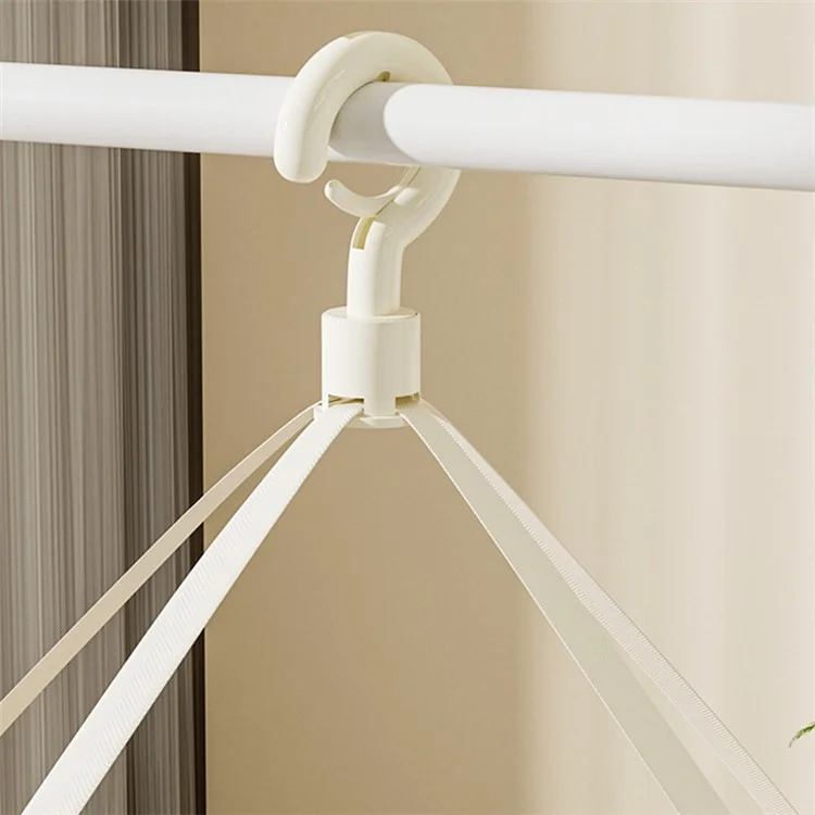 Single-Layer 60CM Round Sweater Hanging Drying Rack Net Pocket Mesh Drying Basket (80g High Density Mesh Cloth)