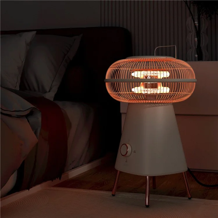 Radiateur électrique SOTHING 1000W HDPE Tube en carbone Chauffage Inclinaison Protection Maison Bureau Réchauffeur, Prise UE