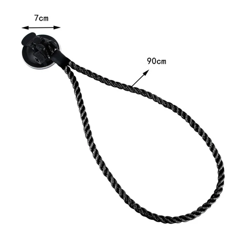 Cowboy Hat Mount Holder Suction Cup Fixing Rack for Car Truck SUV, Keeps Your Hat Securely On The Dashboard - Black