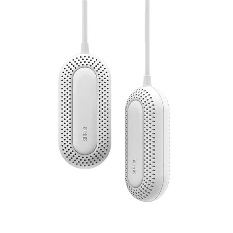SOTHING Zapatillas para Niños Secador de Calzado PTC Temperatura Constante Calentador Eléctrico de Calzado para Niños, Enchufe EU - Blanco / Versión Estándar
