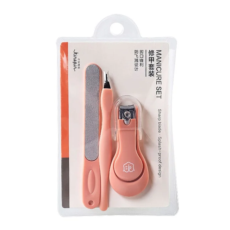 KINEPIN J1057 3 Teile / Set Nagelfeile Nagelschere Nagelhautentferner Abgestorbene Haut Schieber Maniküre-Werkzeugsatz