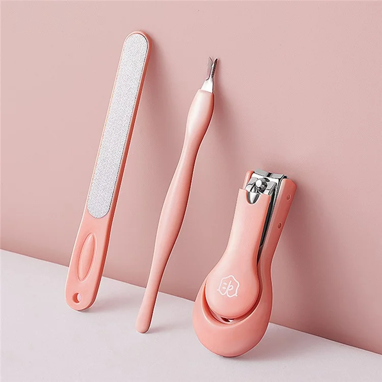 KINEPIN J1057 3 Teile / Set Nagelfeile Nagelschere Nagelhautentferner Abgestorbene Haut Schieber Maniküre-Werkzeugsatz